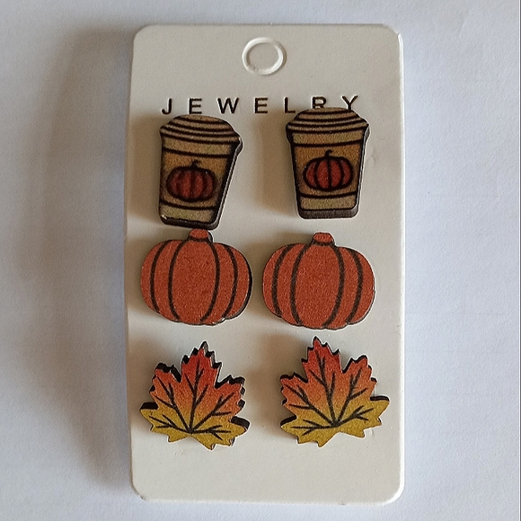 Jewelry - Harvest Theme Stud Earrings Set